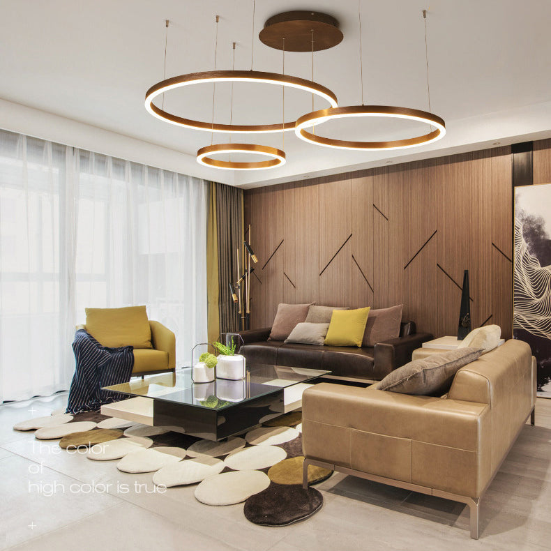 Metal Chandelier Lighting Fixture Modern Chandelier Pendant Light for Living Room