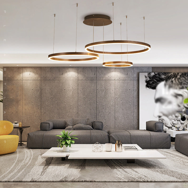 Metal Chandelier Lighting Fixture Modern Chandelier Pendant Light for Living Room