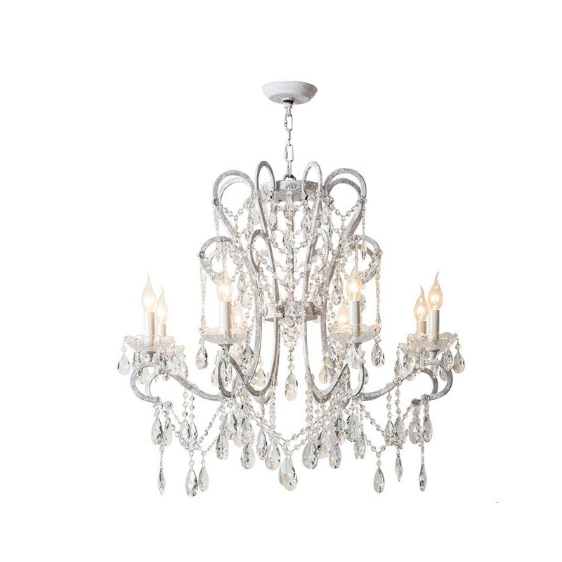 Kerze Kronleuchter Leuchte Traditionelle Kristallheizbeleuchtung für das Restaurant