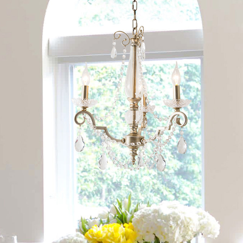Kerze Kronleuchter Leuchte Traditionelle Kristallheizbeleuchtung für das Restaurant