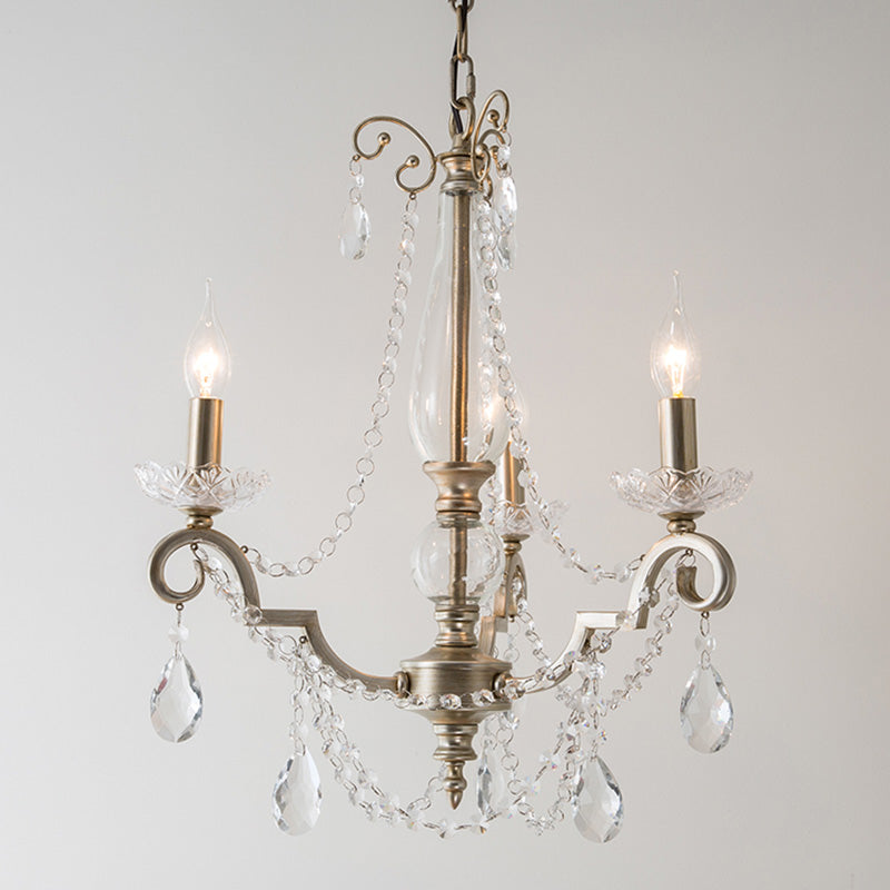 Kerze Kronleuchter Leuchte Traditionelle Kristallheizbeleuchtung für das Restaurant