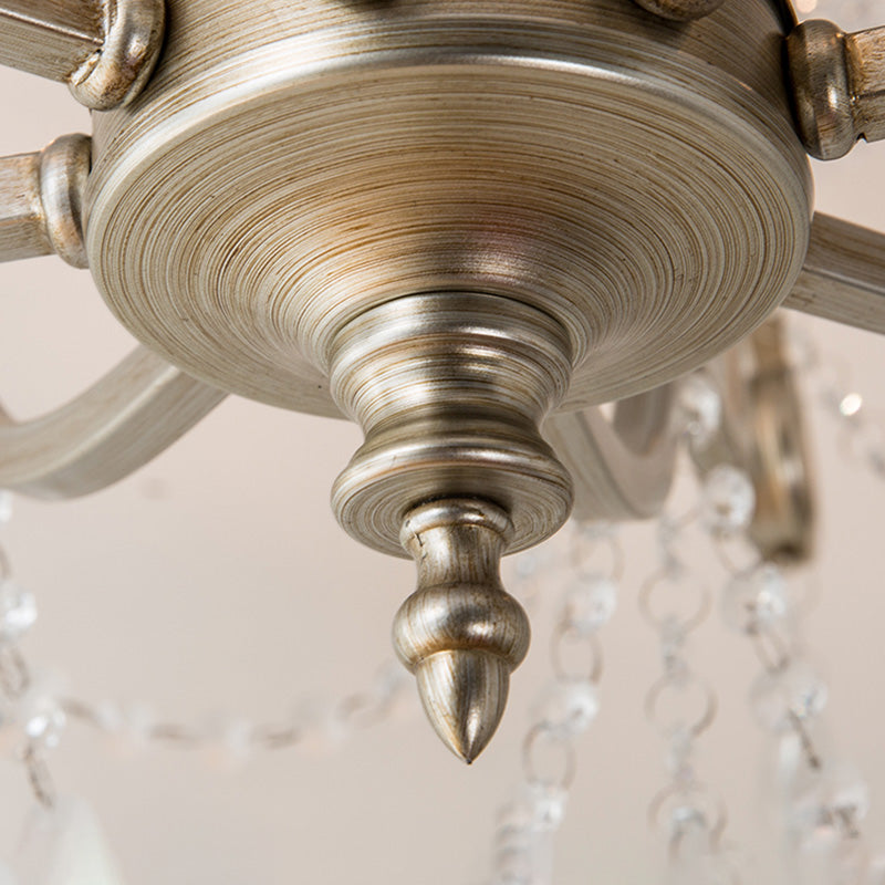 Kerze Kronleuchter Leuchte Traditionelle Kristallheizbeleuchtung für das Restaurant