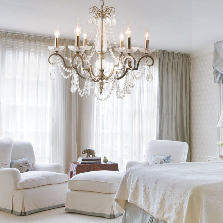 Kerze Kronleuchter Leuchte Traditionelle Kristallheizbeleuchtung für das Restaurant