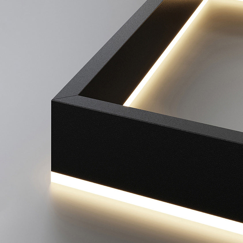 Lampade a forma quadrata contemporanea il lampadario del ristorante il lampadario sospeso con ombra acrilica