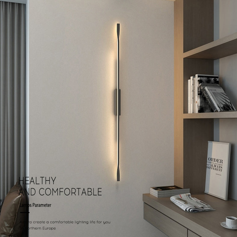 Bar geformte Flurwand Wandleuchte Acryl -Einfachheit LED -Wandbeleuchtung