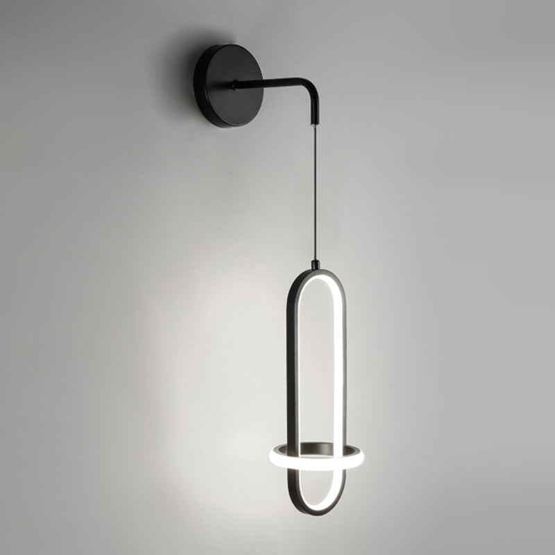 Circlings Luz montada en la pared Minimalista Metal Bundside Led Pared colgante Luz