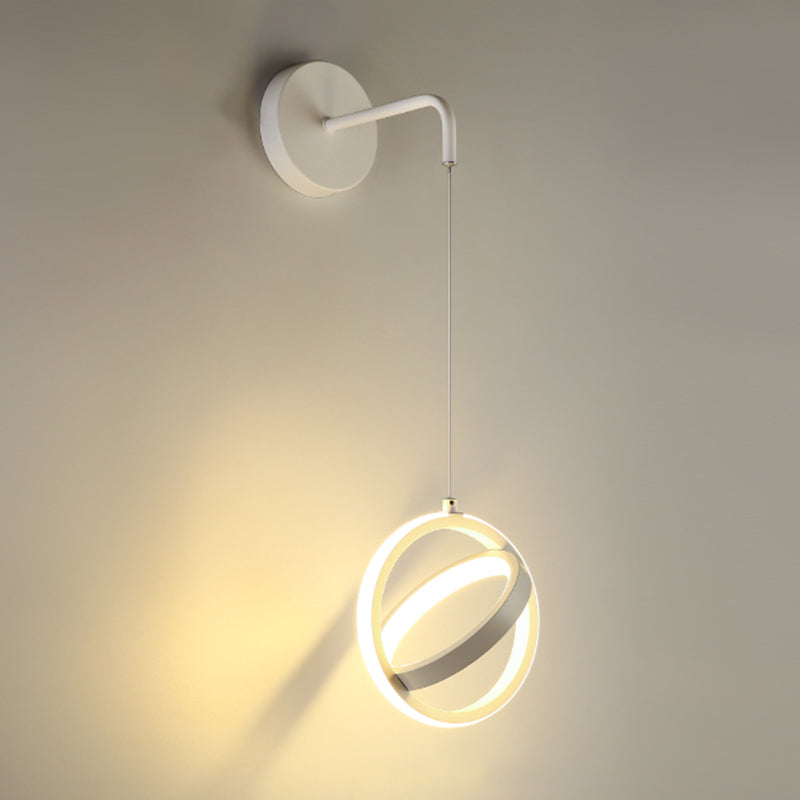 Circlings Luz montada en la pared Minimalista Metal Bundside Led Pared colgante Luz