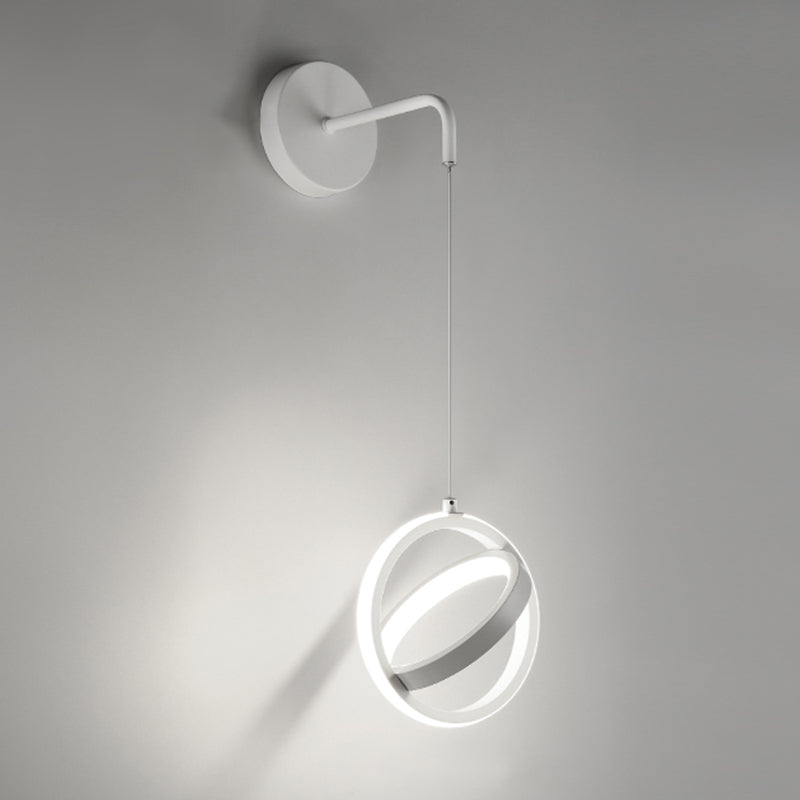 Circlings Luz montada en la pared Minimalista Metal Bundside Led Pared colgante Luz