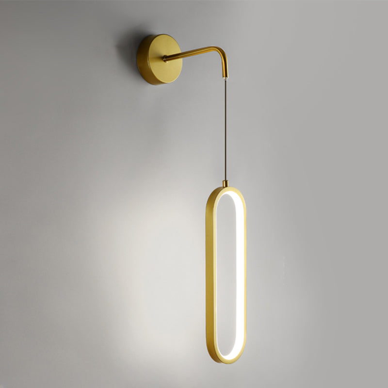 Circlings Luz montada en la pared Minimalista Metal Bundside Led Pared colgante Luz