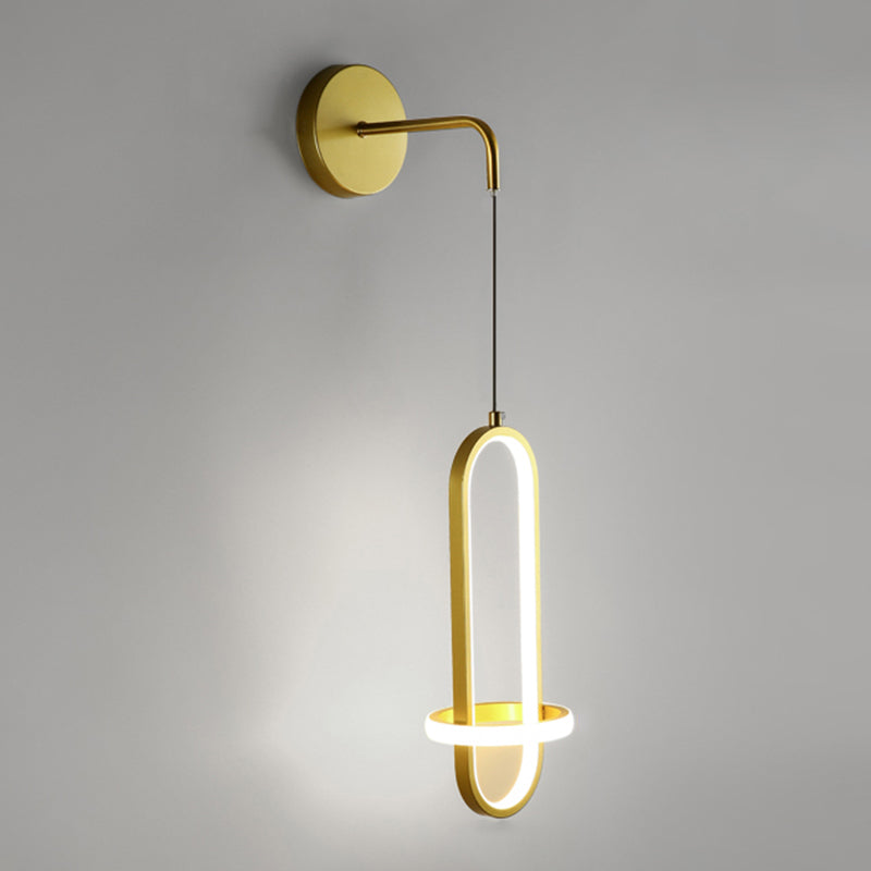 Circlings Luz montada en la pared Minimalista Metal Bundside Led Pared colgante Luz