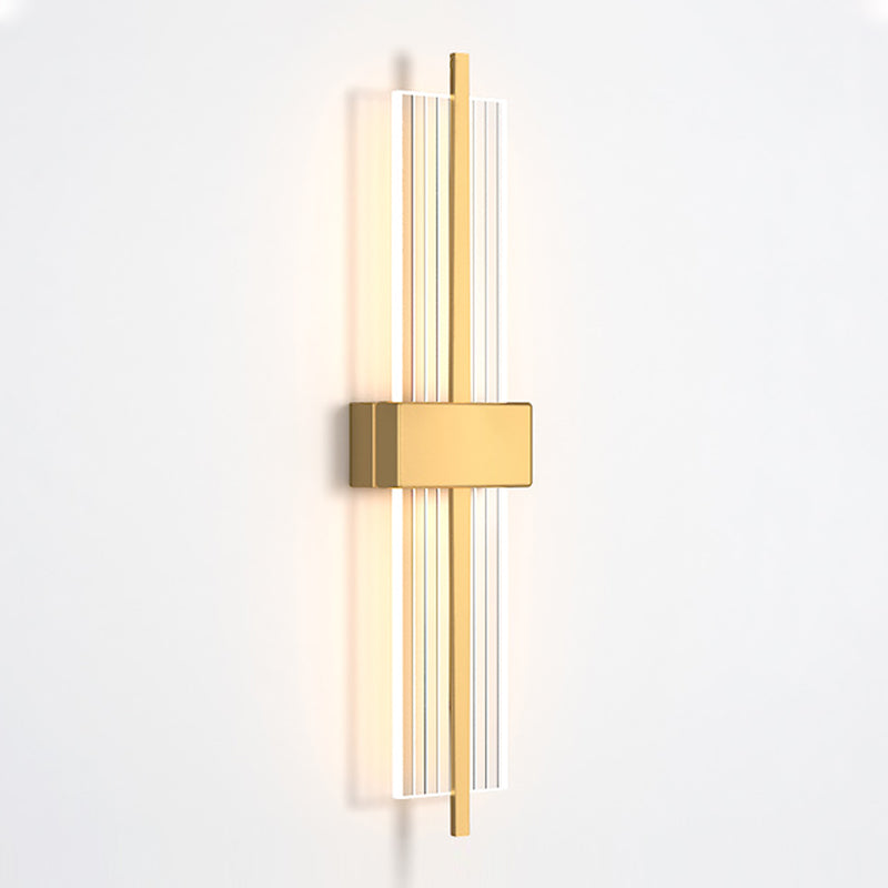 Neuheit rechteckiger Wandlicht Leuchten Modernes Acryl -Wohnzimmer LED -Wandmontage Licht montiert
