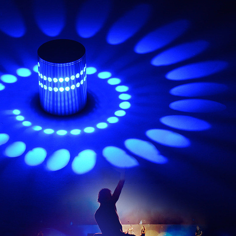 Stile contemporaneo RGB Light Wall Sconce Light con ombra acrilica per camera da letto