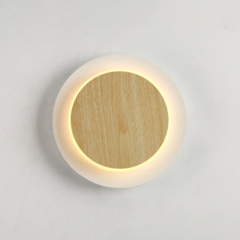 Finitura in legno Mobile sfumatura da muro da parete Minimalist LED SCONCE LUCE PER LAVOGLIA