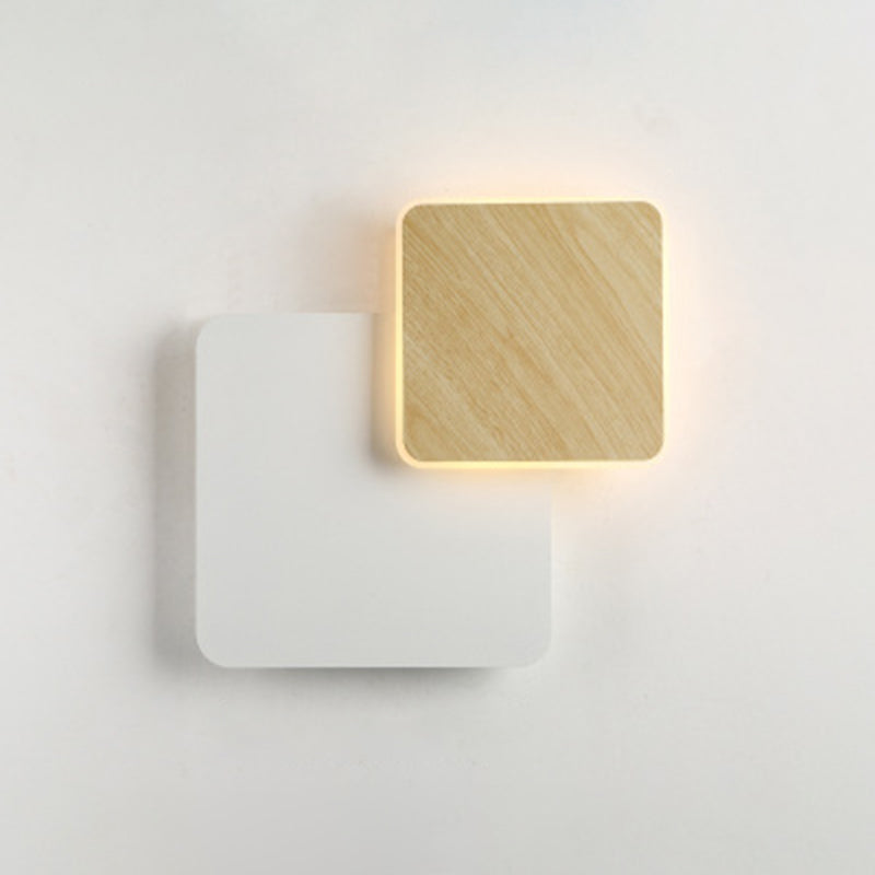 Finitura in legno Mobile sfumatura da muro da parete Minimalist LED SCONCE LUCE PER LAVOGLIA