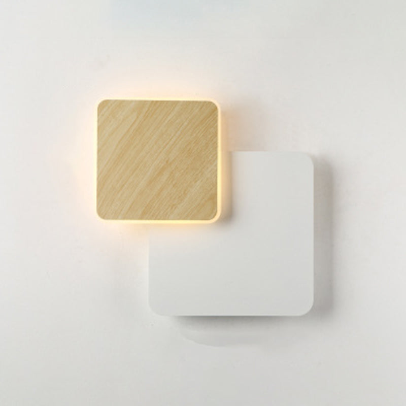 Finitura in legno Mobile sfumatura da muro da parete Minimalist LED SCONCE LUCE PER LAVOGLIA
