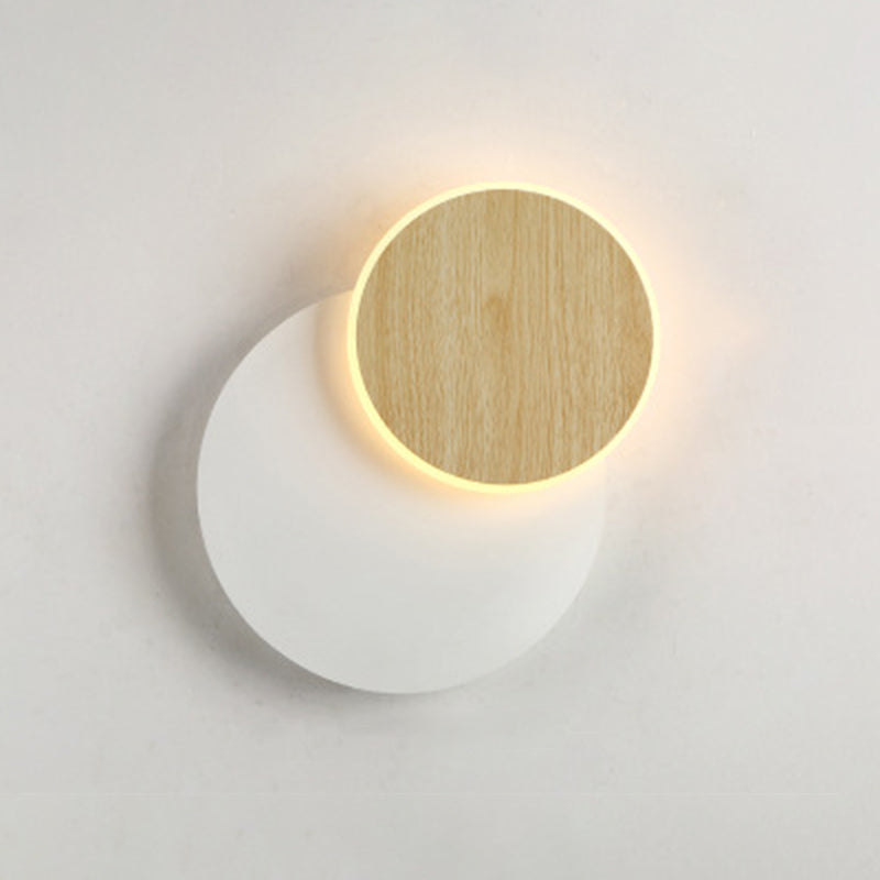 Finitura in legno Mobile sfumatura da muro da parete Minimalist LED SCONCE LUCE PER LAVOGLIA
