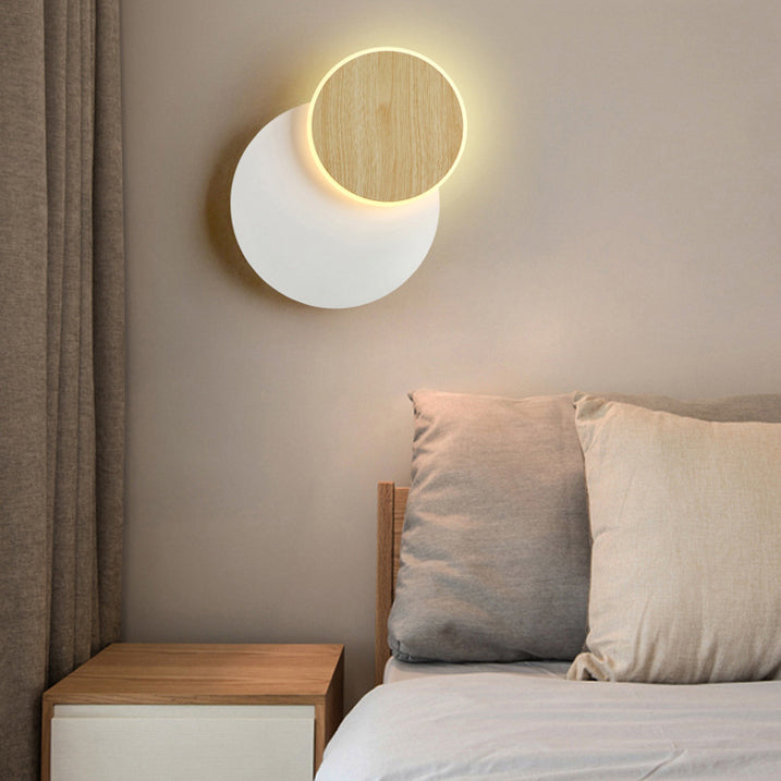 Finitura in legno Mobile sfumatura da muro da parete Minimalist LED SCONCE LUCE PER LAVOGLIA