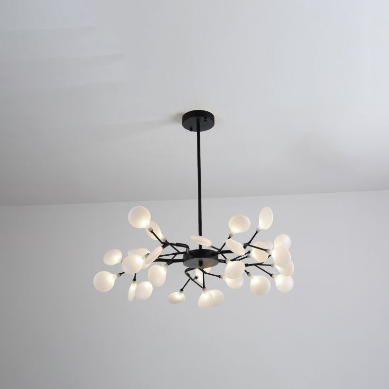 Acryl Firefly Kroonluchter Modernistische stijl 45 Hoofden plafond kroonluchter in goud