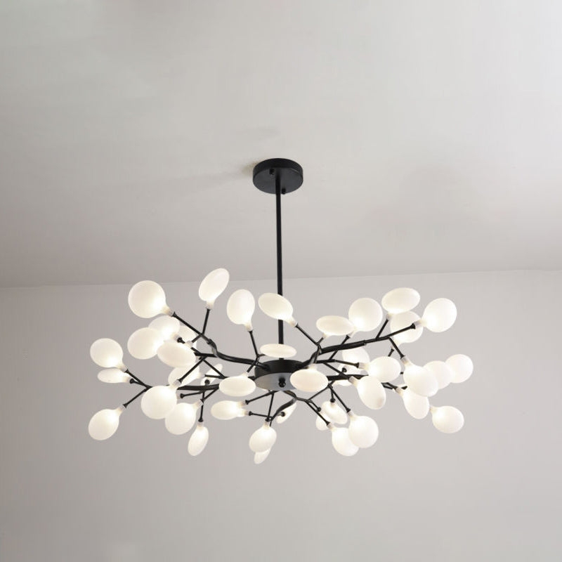 Acryl Firefly Kroonluchter Modernistische stijl 45 Hoofden plafond kroonluchter in goud