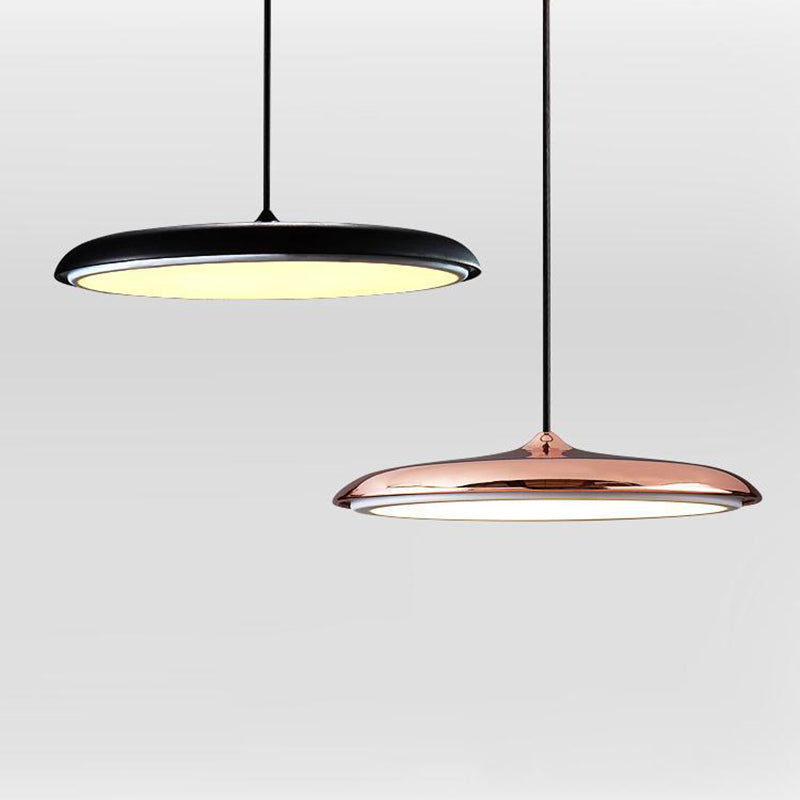 Contemporary Simplicity Farmhouse Ceiling Light with Unique Metal Shade