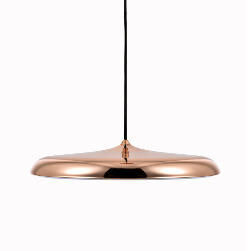 Contemporary Simplicity Farmhouse Ceiling Light with Unique Metal Shade