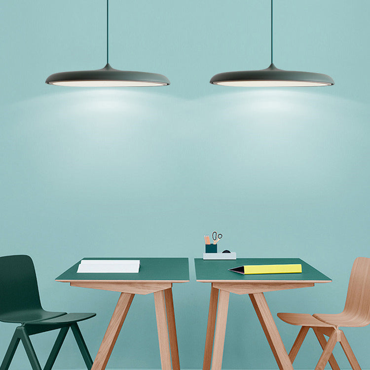 Contemporary Simplicity Farmhouse Ceiling Light with Unique Metal Shade