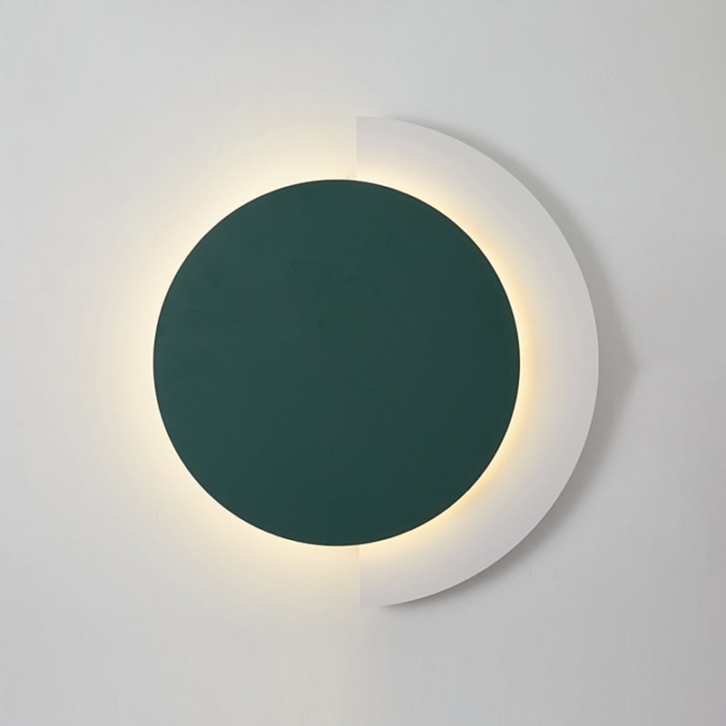 Mid-Century Artistic Sunrise Sconce Light Fixture Metal Living Room LED Wall Mounted Lamp