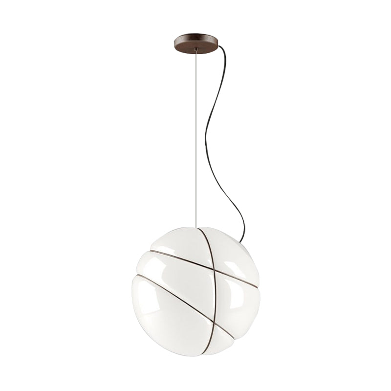 Global Ceiling Light Modernist White Glass 1 Bulb Dining Room Pendant Lighting