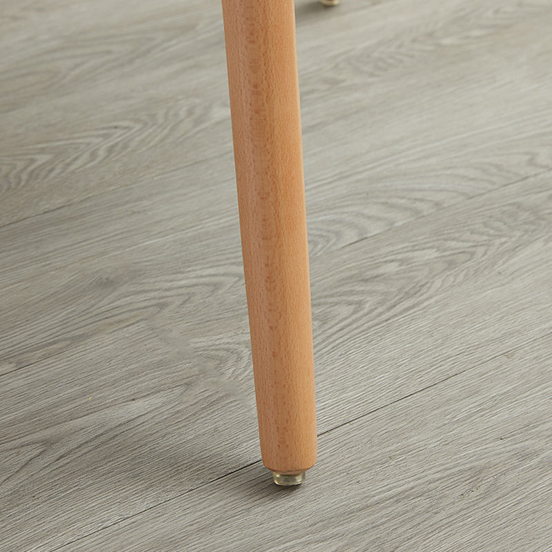 Chaises d'appoint de salle à manger en plastique Chaise d'intérieur et d'extérieur Glam de 18 po de large, chaise d'appoint à dossier ouvert