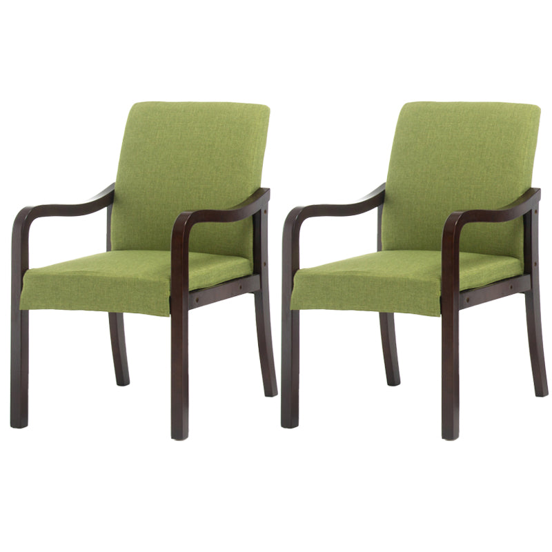 Chaise de salle à manger en bois rembourrée à dossier solide de fauteuil de maison contemporaine