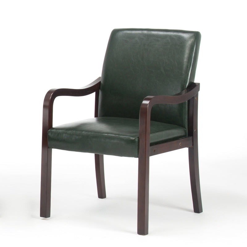 Chaise de salle à manger en bois rembourrée à dossier solide de fauteuil de maison contemporaine