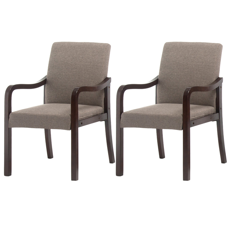 Chaise de salle à manger en bois rembourrée à dossier solide de fauteuil de maison contemporaine