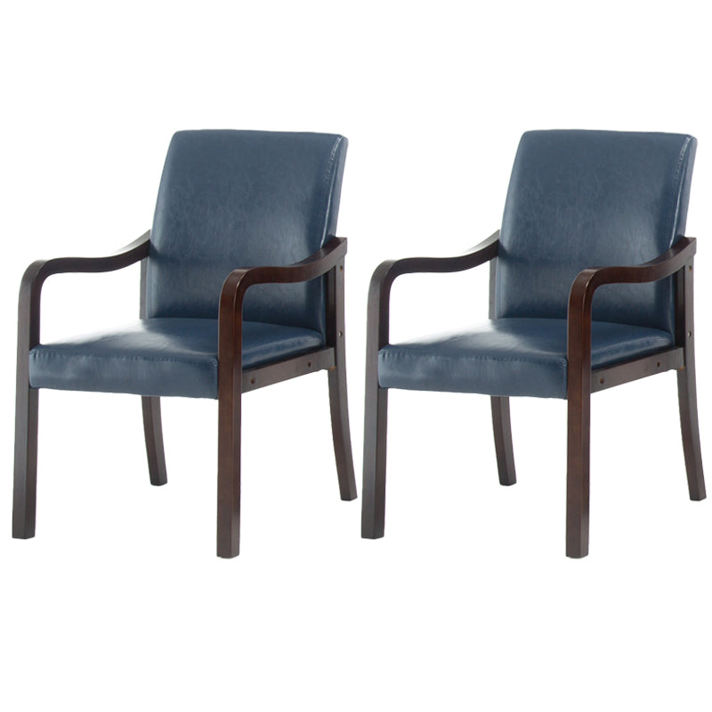 Chaise de salle à manger en bois rembourrée à dossier solide de fauteuil de maison contemporaine