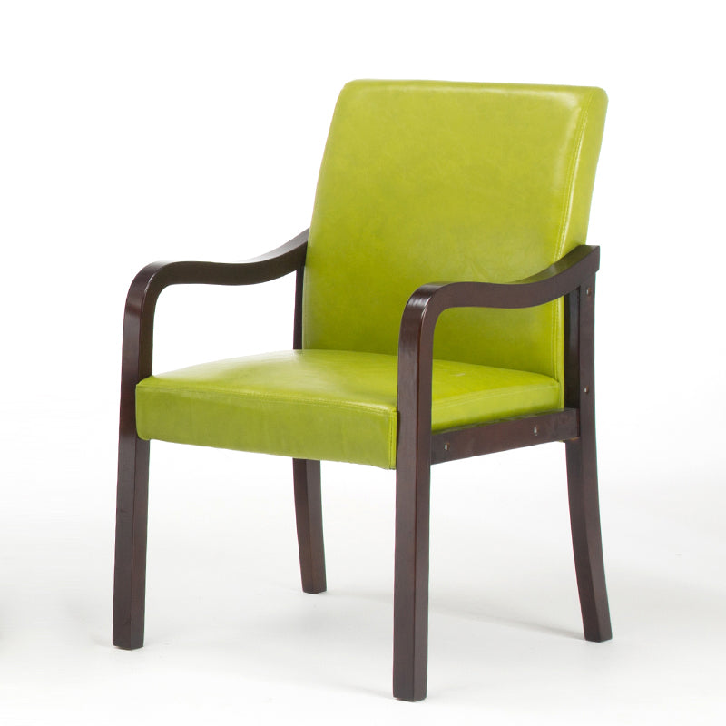 Chaise de salle à manger en bois rembourrée à dossier solide de fauteuil de maison contemporaine