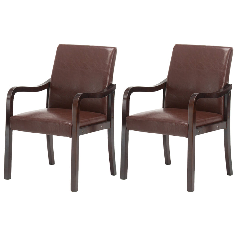 Chaise de salle à manger en bois rembourrée à dossier solide de fauteuil de maison contemporaine