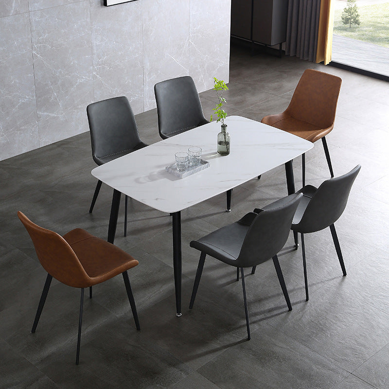 Chaise de coussin éponge à haute densité contemporaine 20 «chaise de large Parsons pour la maison