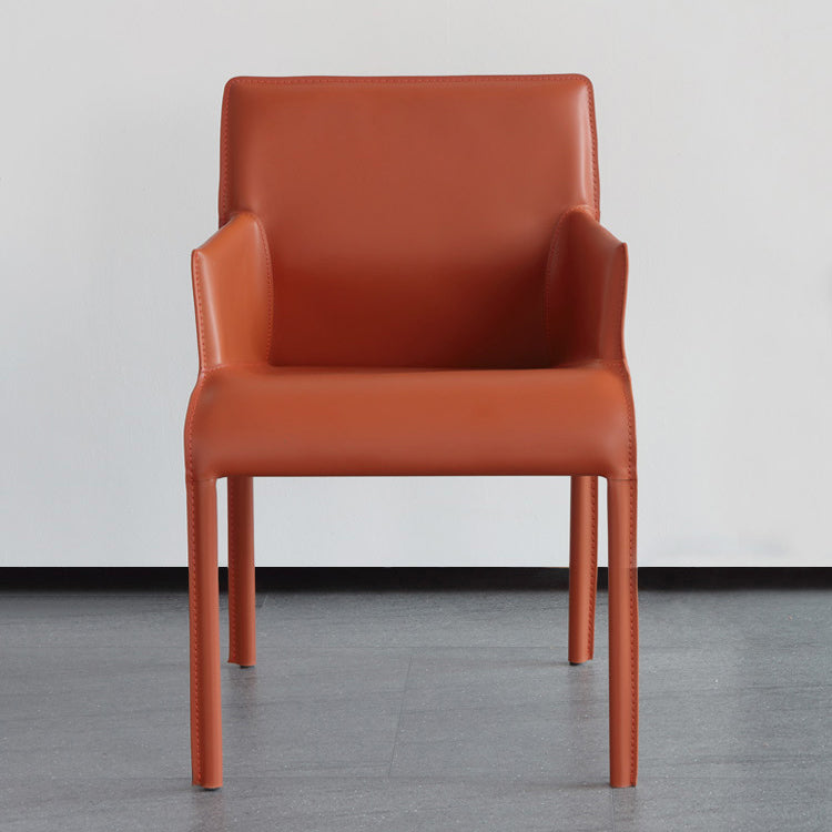 Fauté de salle à manger moderne en cuir faux