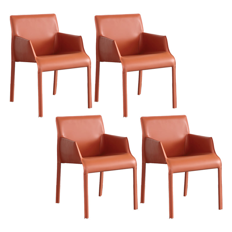 Fauté de salle à manger moderne en cuir faux