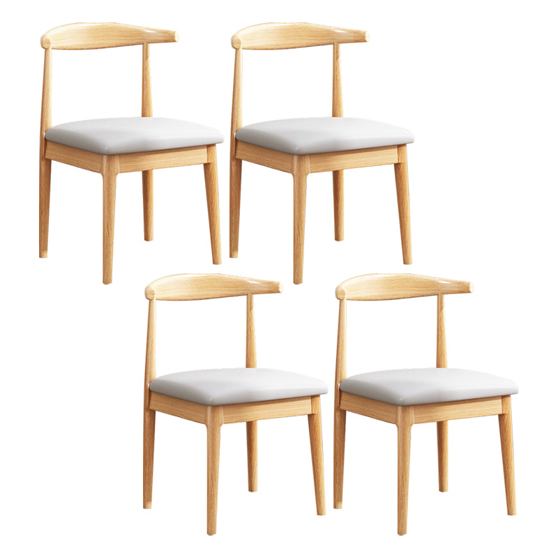Contemporary Style Kitchen Dining Chair Parsons Dining Armless Chair for Home
