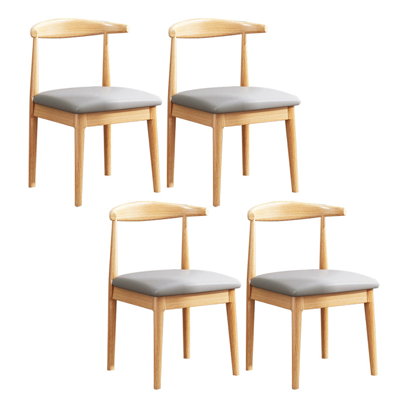 Contemporary Style Kitchen Dining Chair Parsons Dining Armless Chair for Home