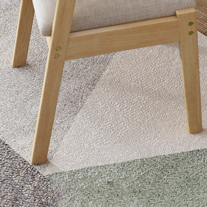 Chaise latérale de salle à manger à dossier ouvert d'intérieur en bois contemporain, chaise de salle à manger large de 20 pouces
