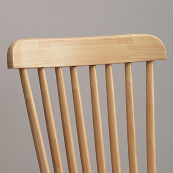 Contemporary Dining Chair Slat Back Side Chair with Wood Legs for Home Use