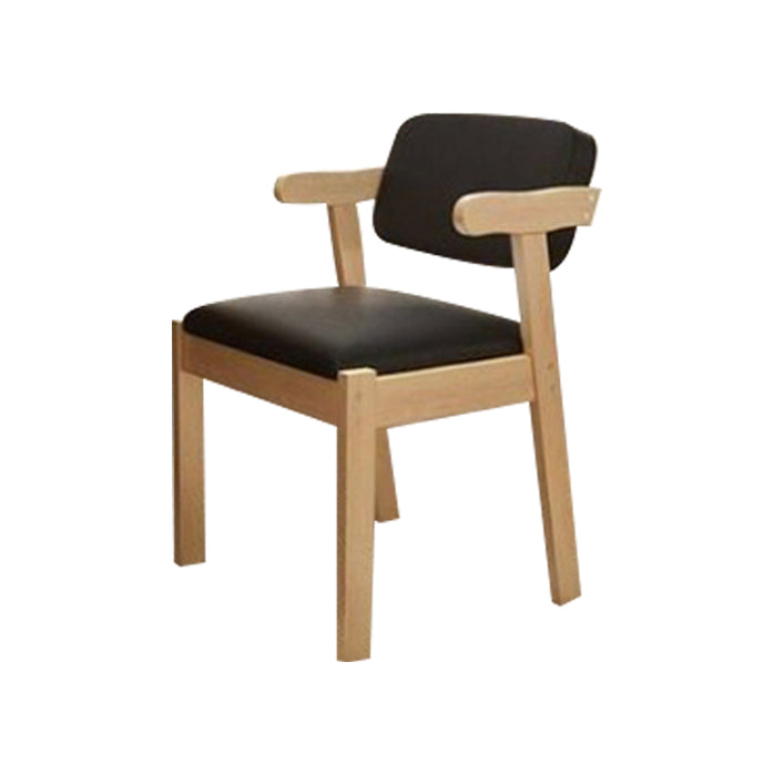 Chaise d'appoint de salle à manger contemporaine Chaises d'appoint de salle à manger à dossier ouvert en bois massif