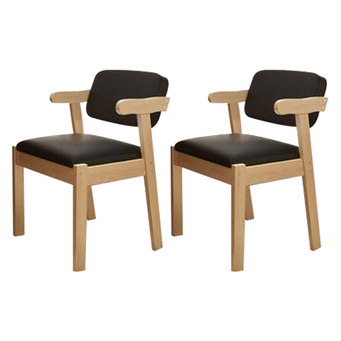 Contemporary Dining Side Chair Solid Wood Open Back Dining Side Chairs