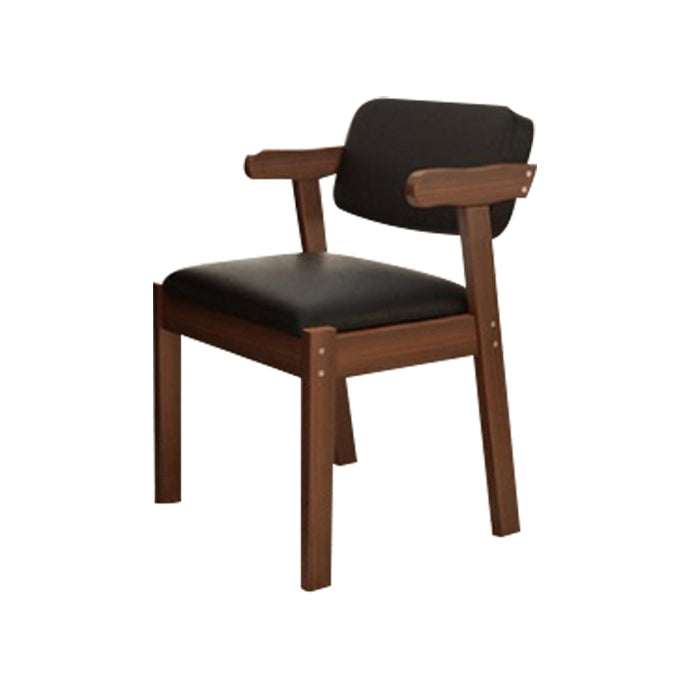 Contemporary Dining Side Chair Solid Wood Open Back Dining Side Chairs