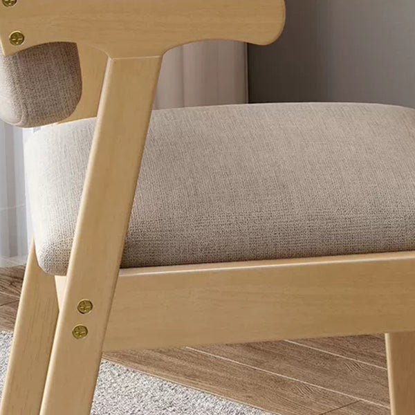 Contemporary Dining Side Chair Solid Wood Open Back Dining Side Chairs