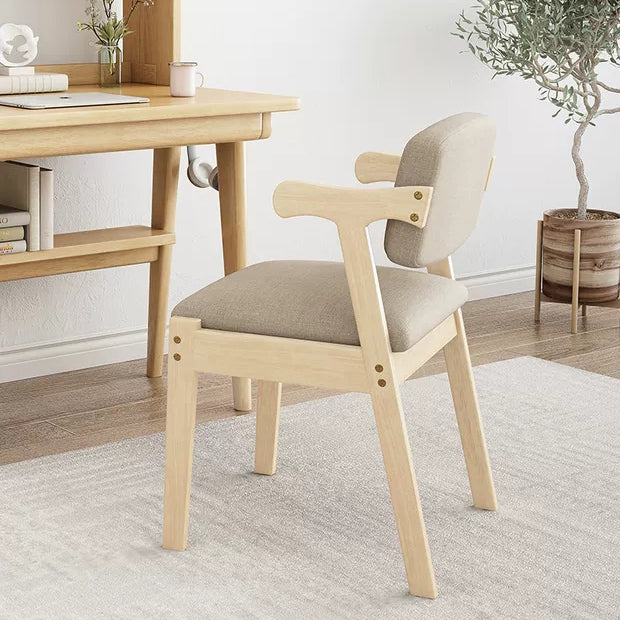 Chaise d'appoint de salle à manger contemporaine Chaises d'appoint de salle à manger à dossier ouvert en bois massif