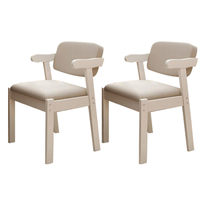 Contemporary Dining Side Chair Solid Wood Open Back Dining Side Chairs