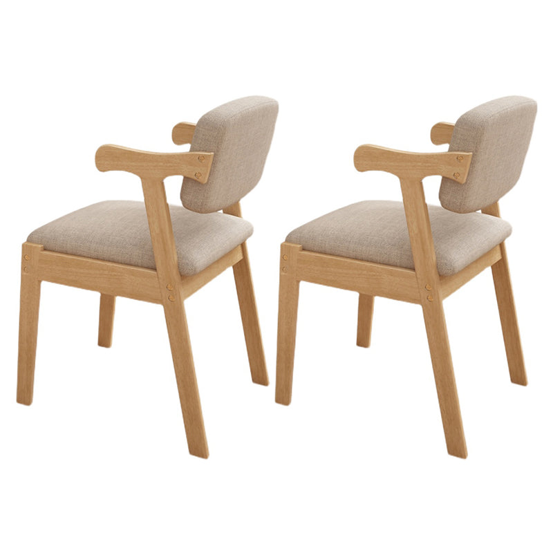 Contemporary Dining Side Chair Solid Wood Open Back Dining Side Chairs