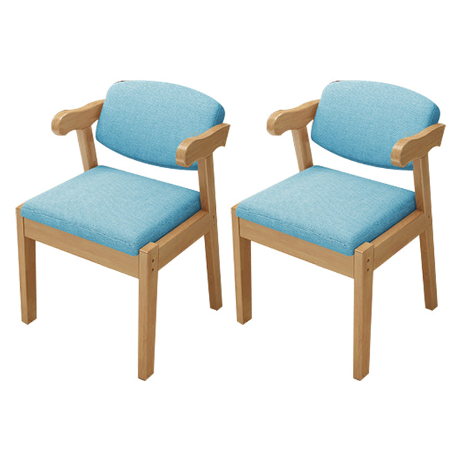 Contemporary Dining Side Chair Solid Wood Open Back Dining Side Chairs